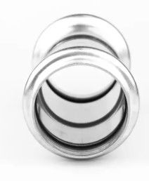 Nikel Beyaz Pro Basın Fit Parçaları 10mm - Sıhhi Tesisat Uzun Hizmet Ömrü için 100mm