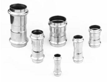 Nikel Beyaz Pro Basın Fit Parçaları 10mm - Sıhhi Tesisat Uzun Hizmet Ömrü için 100mm