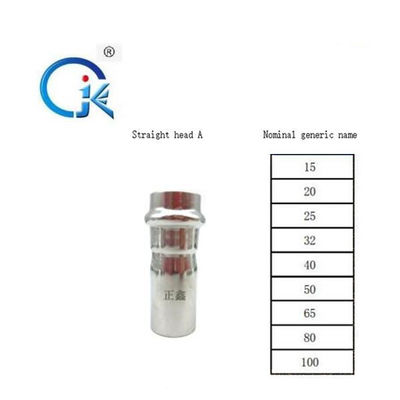 Nikel Beyaz Pro Basın Fit Parçaları 10mm - Sıhhi Tesisat Uzun Hizmet Ömrü için 100mm