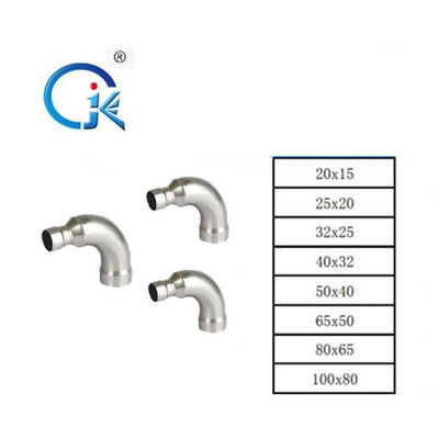 DN20 Karbon Çelik Pres Ek Parçaları Nikel Beyaz 90 Derece Dirsek ISO9001