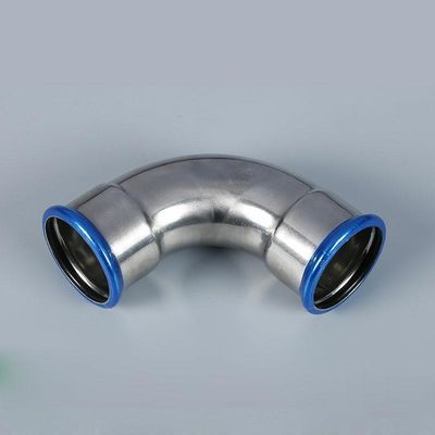 SS304 SS304L Push Fit Sıkıştırma Parçaları V Profil Erkek Dişi Dişli Konnektör
