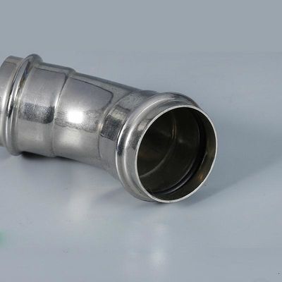 Galvanizli Karbon Çelik Pres Bağlantı Elemanları 2Mpa 90° dirsek, içten dişli